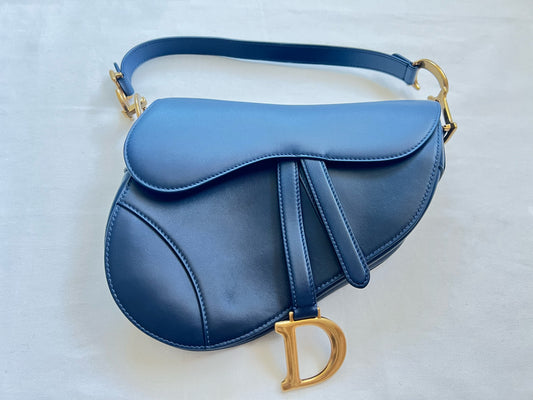 Christian Dior Saddle Handbag Gradient Leather Medium