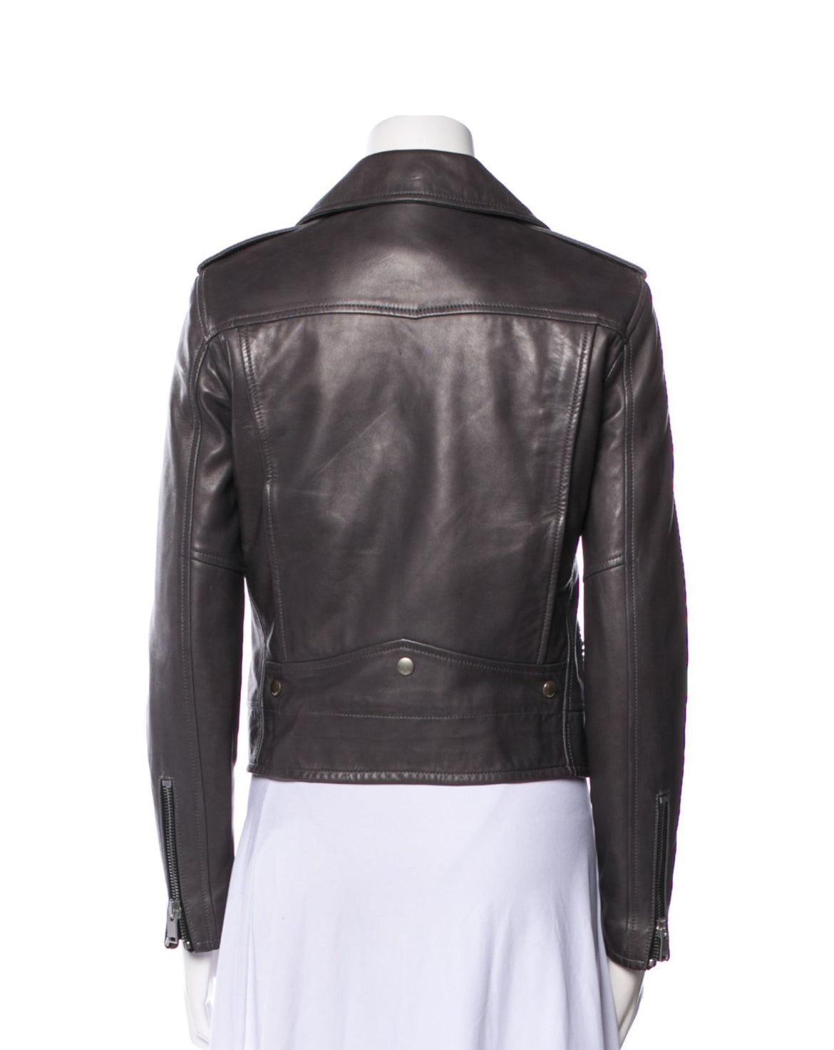 Saint Laurent Lamb Leather Biker Jacket